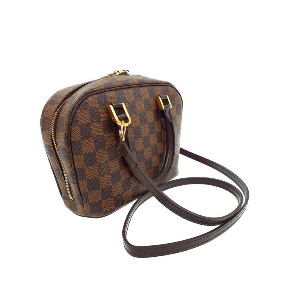 Louis Vuitton Bag Damier Saria Brown Ebene